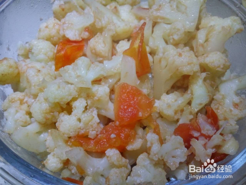 家常美食，菜花煮油豆腐，美味与健康的完美融合