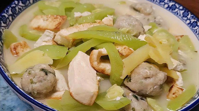 豆腐节瓜汤的做法