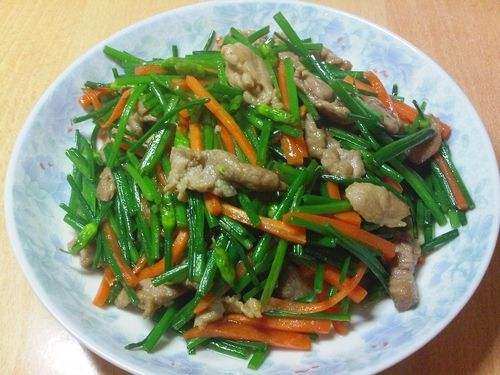 韭菜猪肉的做法