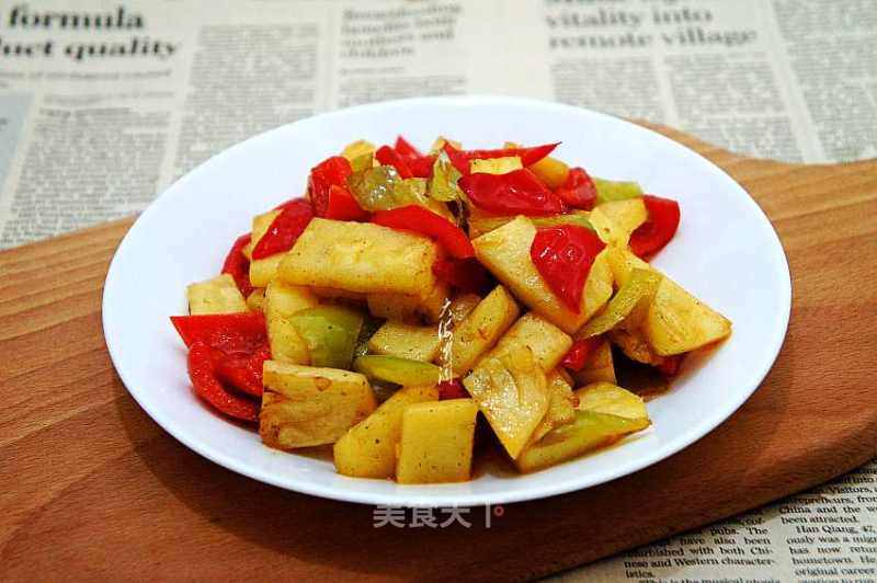 菠萝辣椒炒豆腐，独特风味，营养满分的家常美食