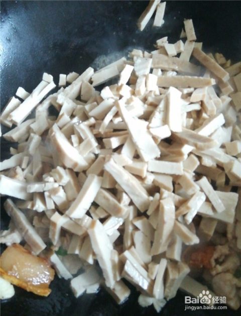 白条干豆腐的做法