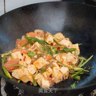 青椒热豆腐的做法