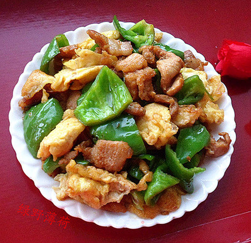 鸡蛋炒肉片家常做法