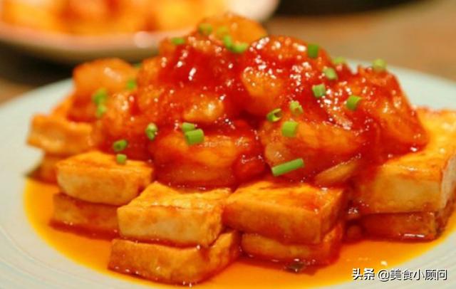 豆腐番茄炒虾仁，鲜美口感，营养满分的一餐佳肴