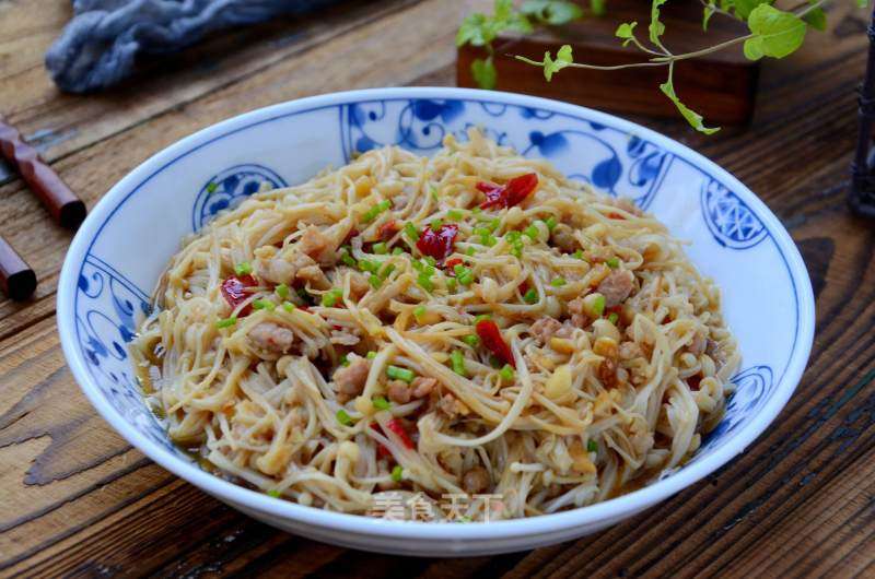 肉末汤卤面条的做法