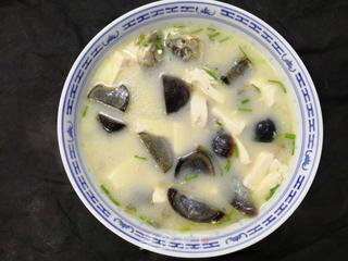 皮蛋豆腐米醋汤的做法