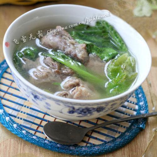 豆腐排骨娃娃菜汤，暖身养颜的鲜美佳品