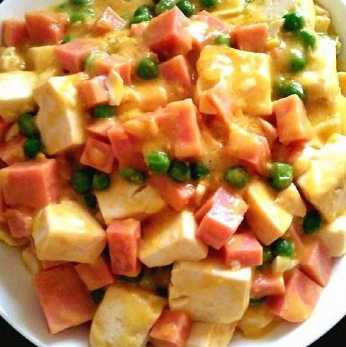豌豆角烧豆腐，家常美味，营养满分