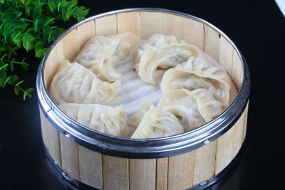 干萝卜干素包子，传统风味，健康美味一包打尽