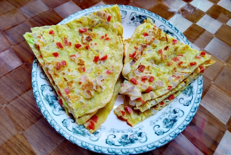 元葱鸡蛋煎饼做法