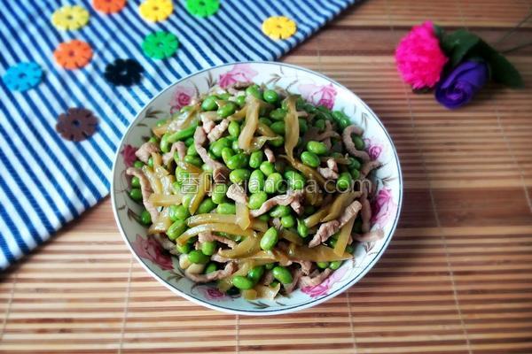 榨菜毛豆汤的做法