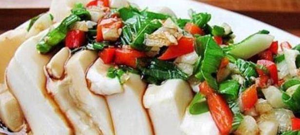 菜油拌豆腐的做法