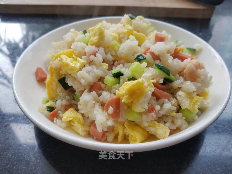 鸡蛋卧虾的做法
