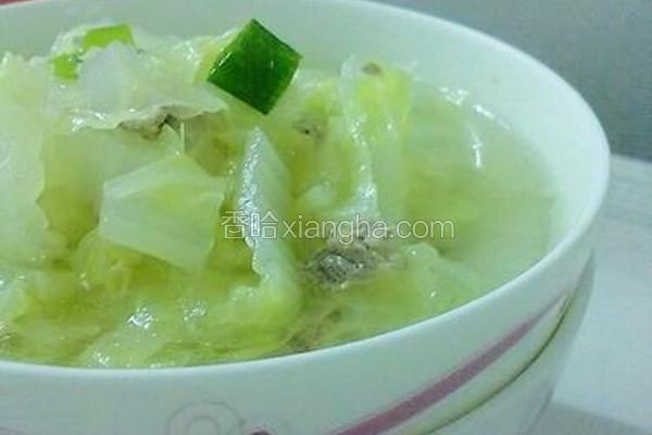 白菜番茄肉末汤的做法