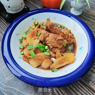 杏鲍菇排骨的做法