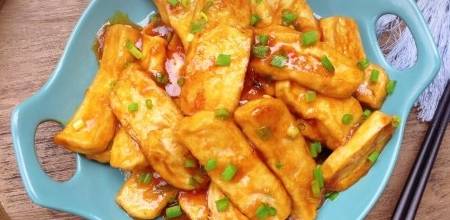 卤香菇豆腐，家常美味，营养健康的秘密食谱