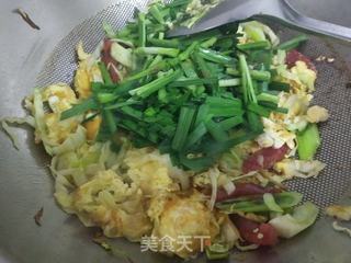 鸡蛋抄韭菜猪肉做法