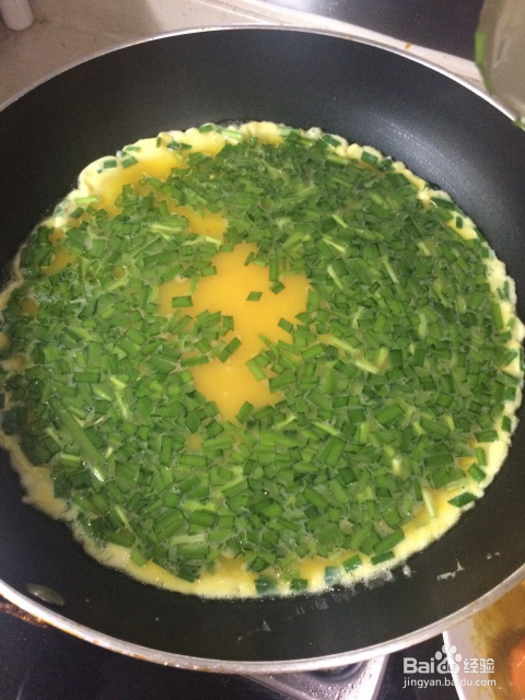 韭菜鸡蛋饼做法炒菜