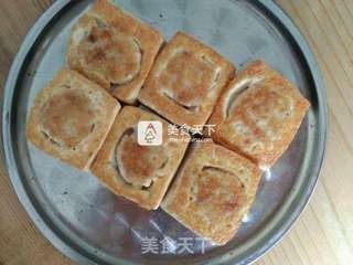 蜜汁豆腐盒的做法视频