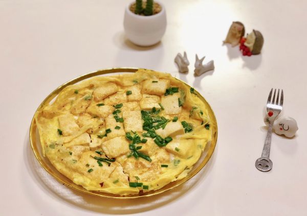 豆腐蒸肉抱蛋，家常美食的精致变身