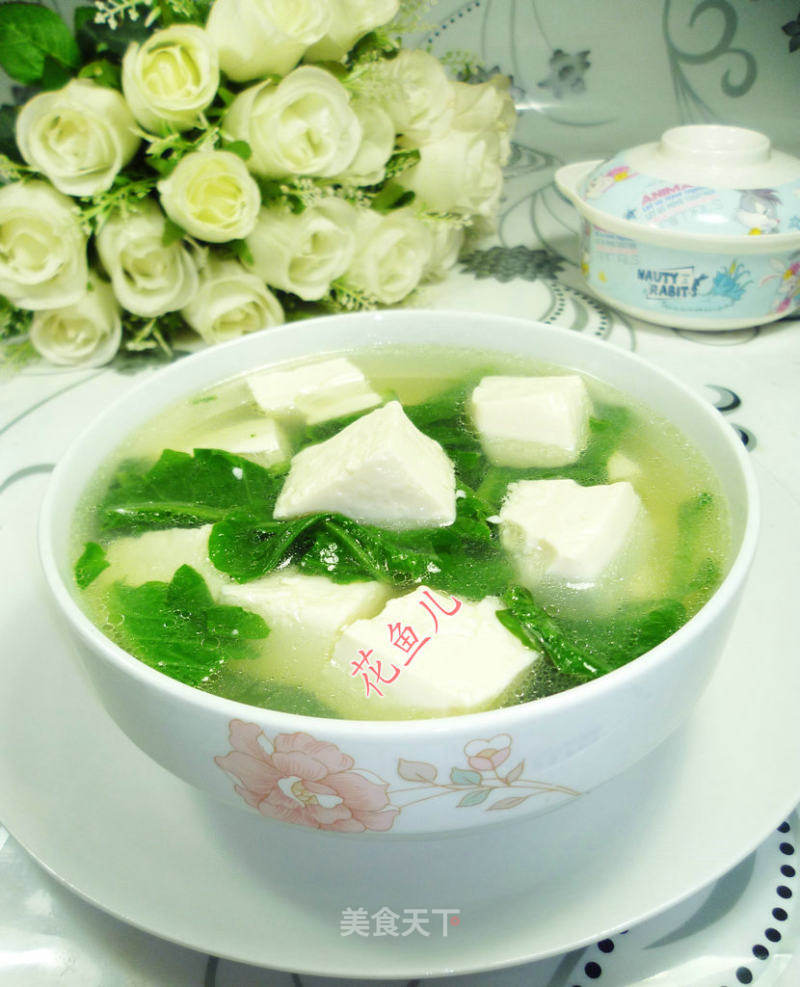 大白萝卜咸豆腐汤，温暖心灵的养生佳品