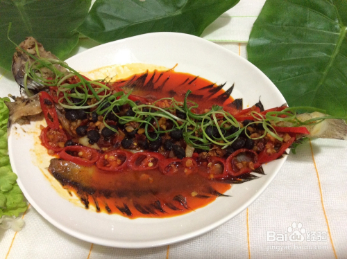 川菜与豆豉鱼的做法