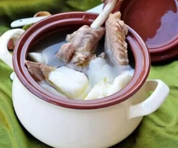 山药炖腊老鸭汤的做法