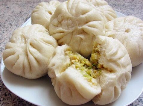 鸡蛋甘蓝包子做法