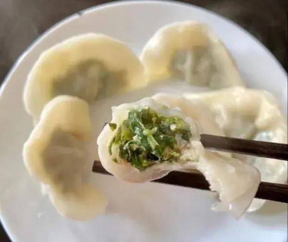 野菜饺子，春天的味道，健康的选择