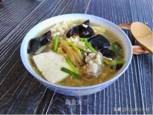 豆腐木耳黄花鸡蛋，一道养生美食的全新搭配与做法
