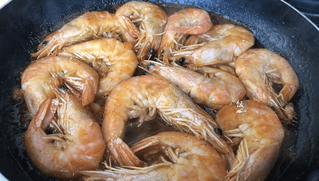 油焖大对虾，鲜美滋味，家的味道