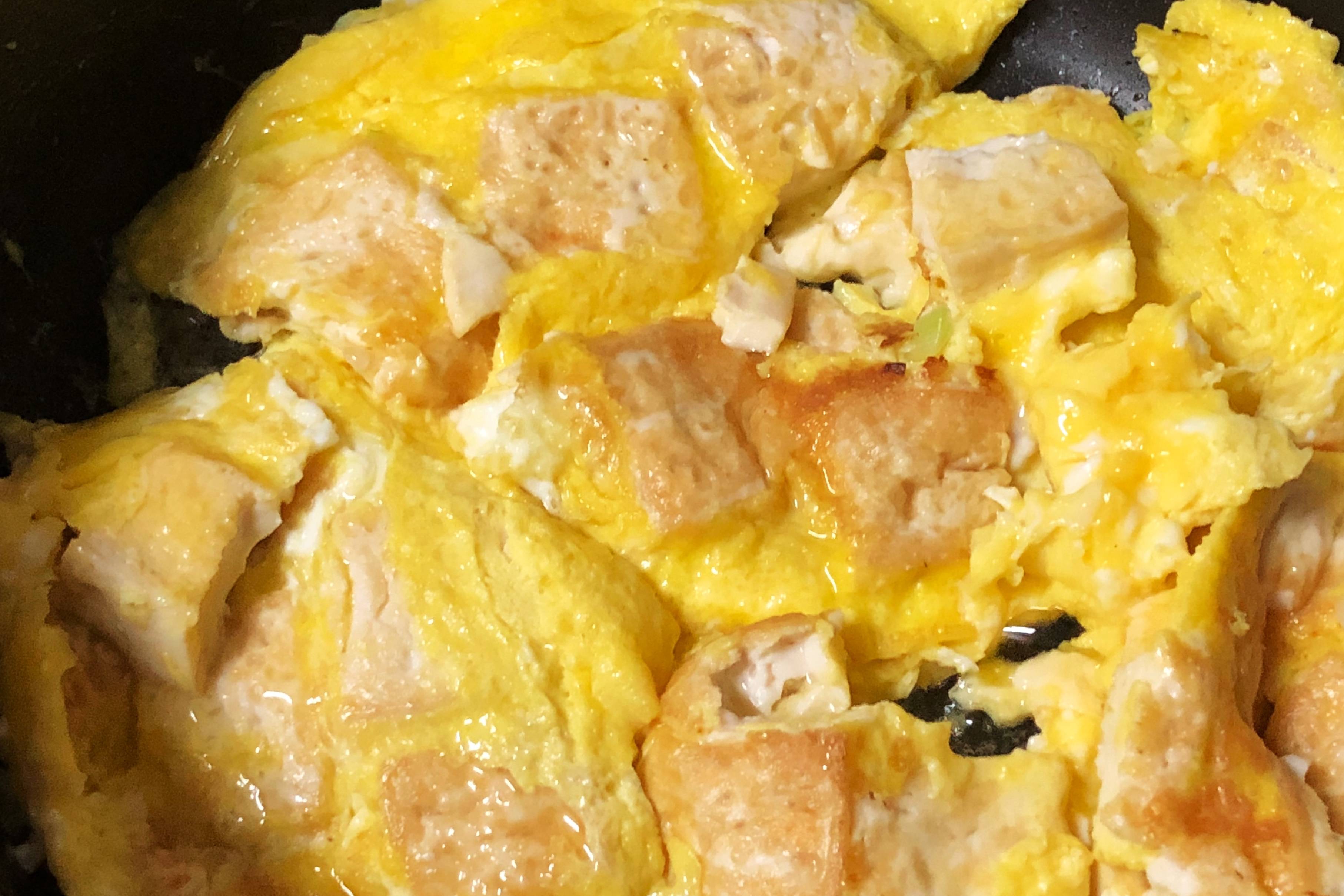 翅中豆腐鸡蛋，家常美食的创意搭配，营养美味一应俱全