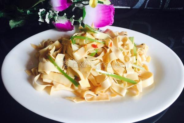 干豆腐细丝凉拌的做法