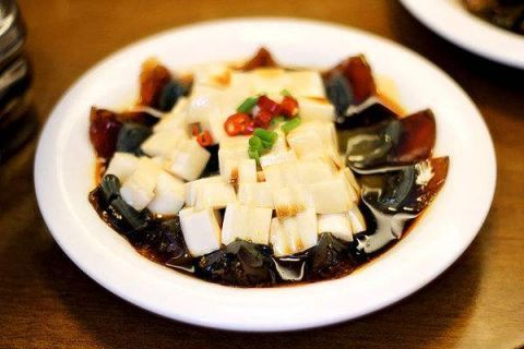 香醋拌豆腐，家常美味，健康养生新选择