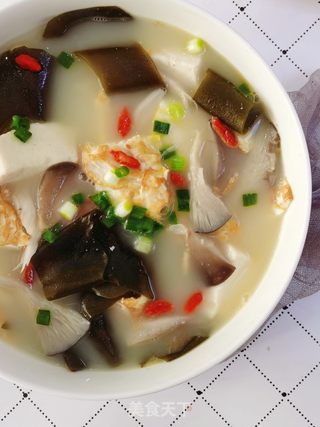 韩国海带汤豆腐的做法