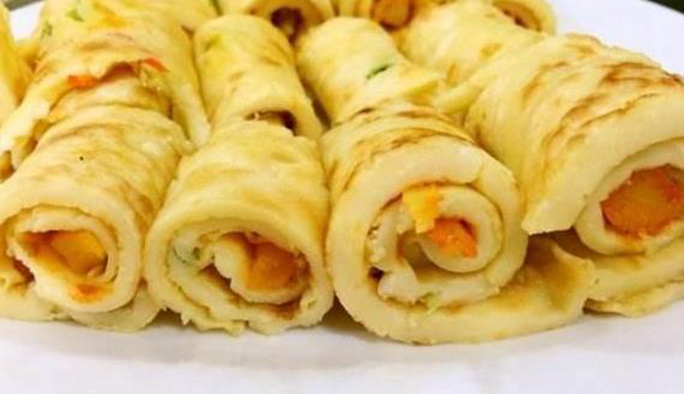 家庭版鸡蛋卷，简单易学的美味家常菜，营养又美味