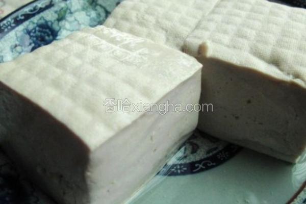 煮豆腐磨豆腐的做法
