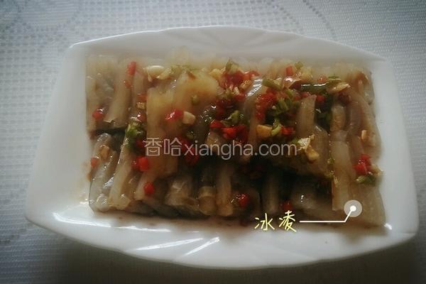 肉皮水晶皮冻肠的做法