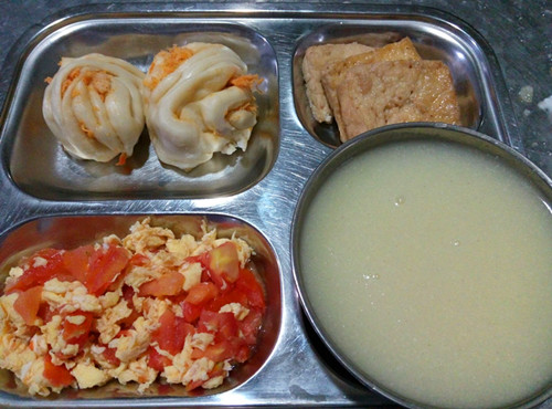 肉松豆腐花卷，早餐新宠，美味与营养的双重享受