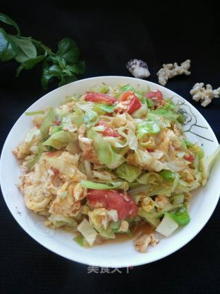 包菜辣椒蘑菇鸡蛋的做法