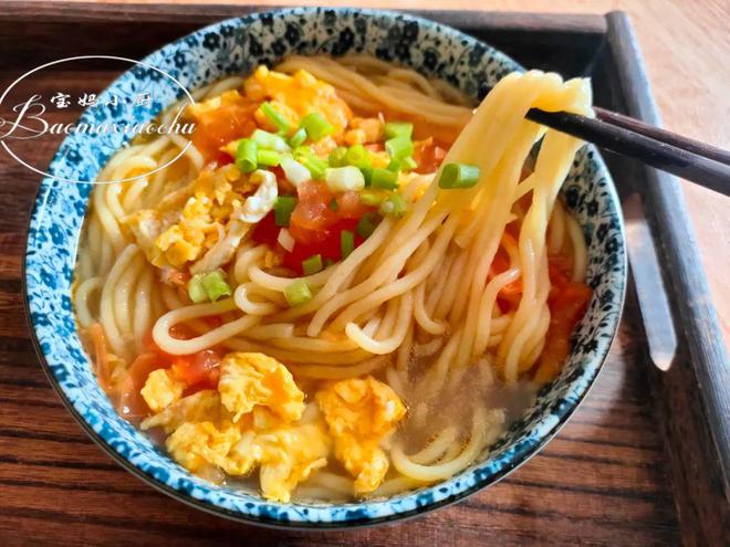 西红柿鸡蛋手工面条做法