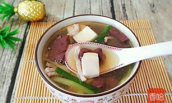 猪血豆腐清汤的做法窍门