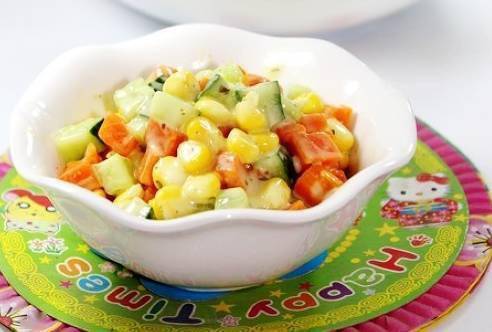 豆腐黄瓜玉米三重奏，健康美味，轻松入门的素食料理