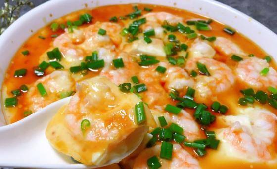 小鱼豆腐虾仁蒸蛋，鲜美口感，营养满分的一碗蒸菜