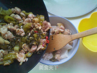 酸菜豆腐鸡的做法