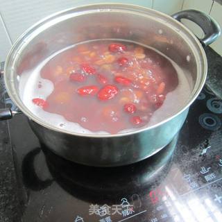 红豆莲子红枣的做法