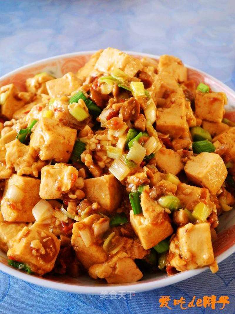 鸡腿肉沫豆腐，美味与营养的完美融合