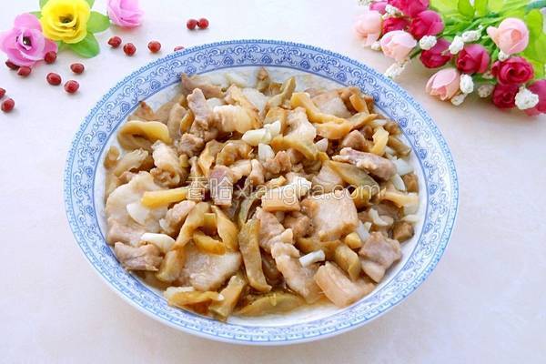 榨菜蒸瘦肉的做法