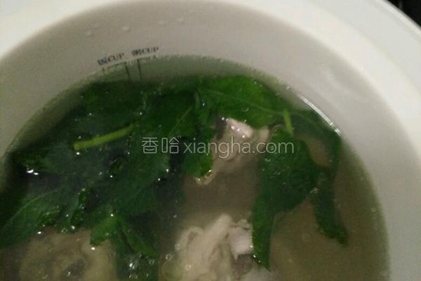 薄荷烧汤的做法