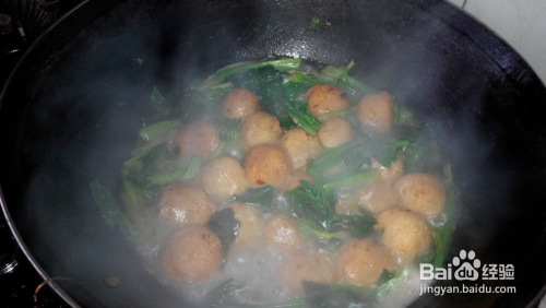 虾仁豆腐菠菜丸子的做法